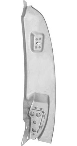 TF400359W 1955-57 Bel Air, 150, 210, Nomad; Door Jamb Reinforcement Panel; 2 Door; LH; Weld-Thru Coating