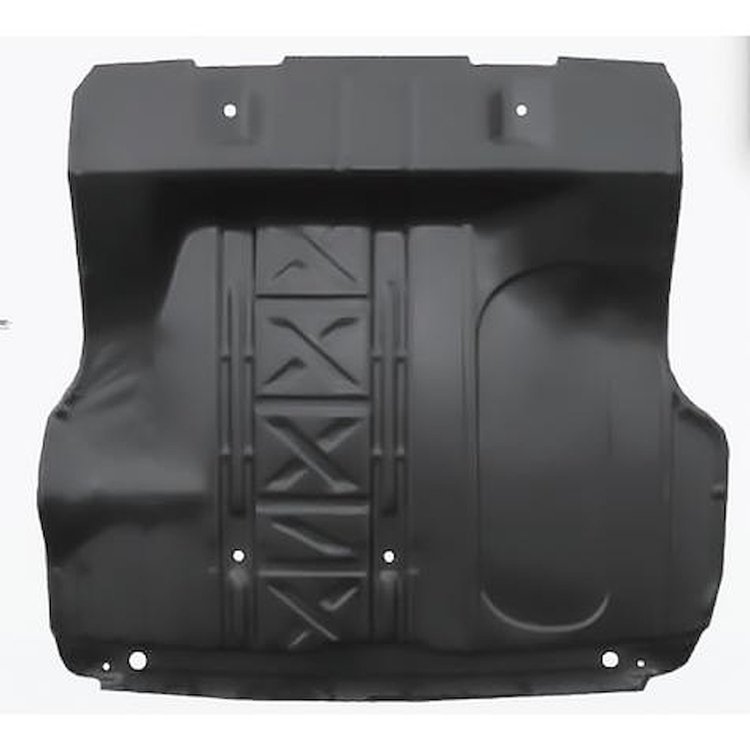 TF400808 1955-57 Chevy Bel Air/150/210; Complete Trunk Floor; w/out Bracing; w/out Spare Tire Well Cutout; Standard Replacement