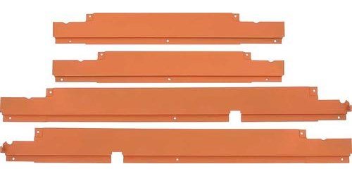 TF400898 Floor Wiring Covers 1955-57 Chevy Bel Air, 150, 210; 4 Door Sedan