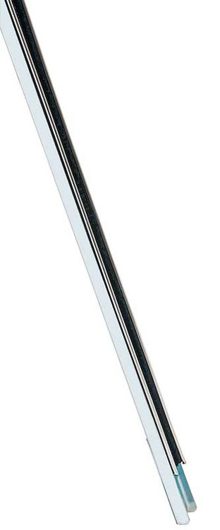 TF401001 Upper Glass Channels 1955-57 Chevy Bel Air, 150, 210; 2 Door Sedan; Stainless; Pair