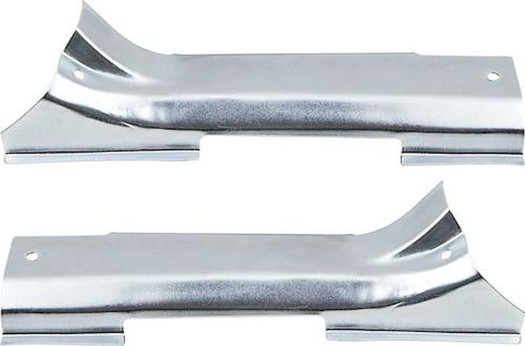 TF401051 1955-57 Chevrolet Bel Air, 150, 210, Station Wagons; Tailgate Hinge Covers; Pair