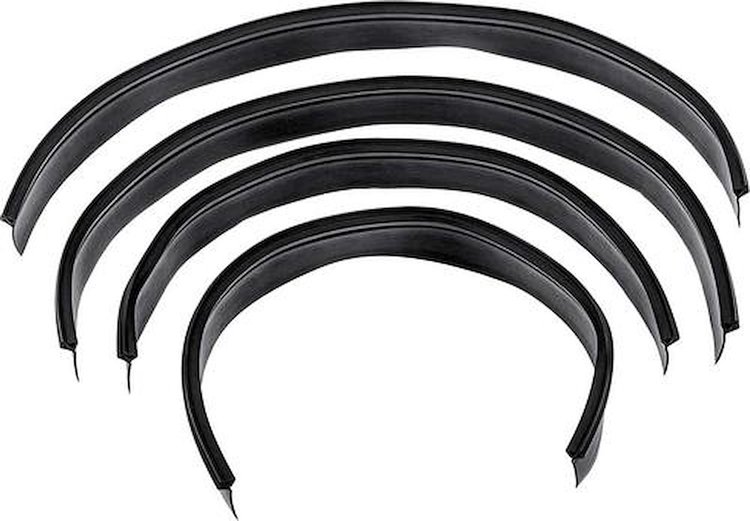 TF401211 1955-57 Chevy Bel Air, 150, 230, Nomad, Glass Setting Channel Set, Sedan, Wagon, 4 Piece Set