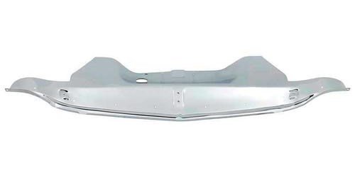 TF401217 1957 Chevrolet Bel Air, 150, 210, Nomad; Front End Center Filler Panel; Chrome Plated