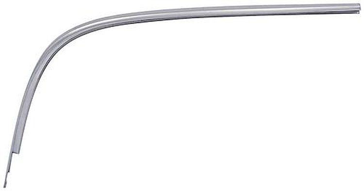 TF401225 Upper Windshield Molding for 1955-57 Chevy Bel Air, Sedan, 150, 210, 1957 Chevy Del Ray [Right/Passenger Side]