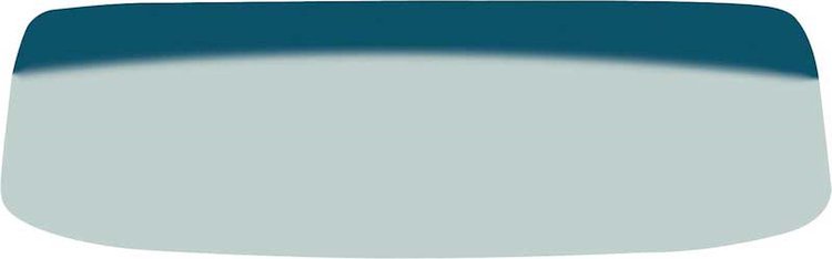 TF41012B Front Windshield 1957; Tinted/Shaded; 2/4 Door Hardtop/Convertible/Nomad