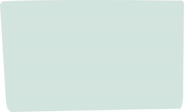 TF41022C Door Glass; 1955-57 Chevrolet/Pontiac; 2-Door Hardtop/Convertible; Green Tint