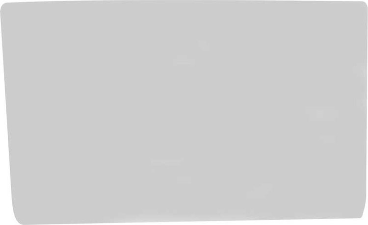 TF41023D Front Door Glass; 1956-57 Chevrolet/Pontiac; 4-Door Hardtop; Smoke Gray Tint