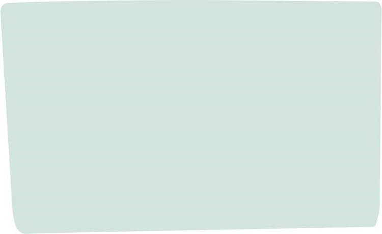 TF41024C Door Glass; 1955-57 2-Door Sedan / Wagon / Club Coupe / Delivery / Utility; Green Tint