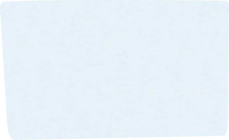 TF41025A Front Door Glass; 1955-57 Chevrolet/Pontiac; 4-Door Sedan / Wagon; Clear