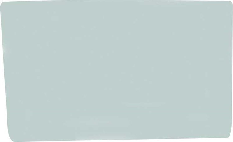 TF41025C Front Door Glass; 1955-57 Chevrolet/Pontiac; 4-Door Sedan / Wagon; Green Tint
