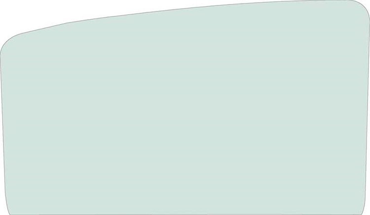 TF41029C Door Glass; 1955-57 Chevrolet 4 Door Wagon Green Tint Rear
