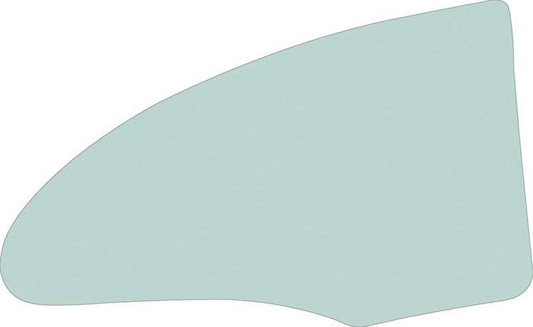 TF41034C Quarter Glass-1955-57 Chevrolet Utility Sedan Green Tint