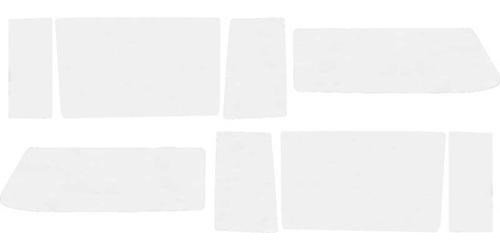 TF41059D 8-Piece Grey Custom Tint Side Window Glass Set 1955-57 Chevrolet 150/210 2-Door Wagon 8-Piece Grey Custom Tint Side Win