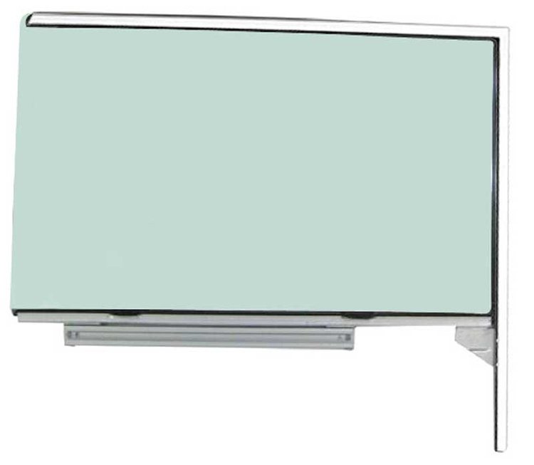 TF42210C Door Glass Assembly; 1955-57 2-Door Hardtop/Convertible RH Green Tint