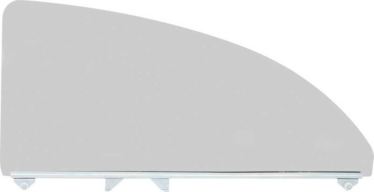 TF42235D Quarter Glass Assembly-1955-57 Chevrolet 2-Door Sedan/Club Coupe Grey Custom Tint LH