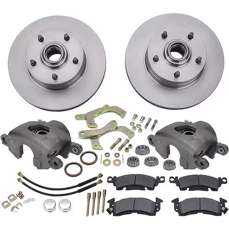 TF500266A 1955-57 Chevrolet Bel Air, 150, 210; Front Disc Brake Set; 11 in. Plain Rotors
