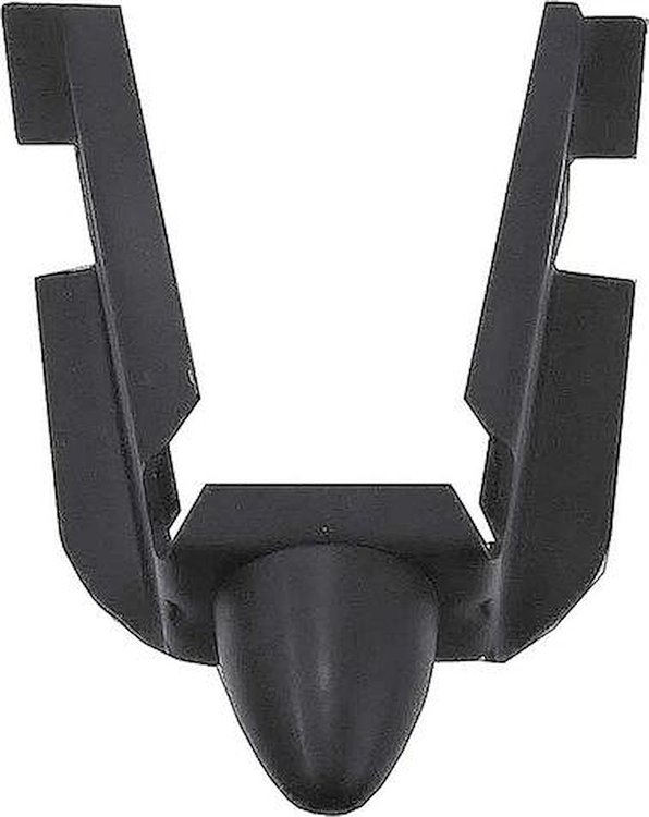 TF500295 1955-57 Chevrolet Full Size; Rear End Snubber Bracket; With Rubber Bumper