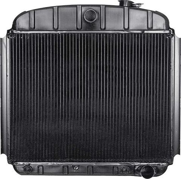TF600241 Radiator 1955-56 Chevrolet 6 Cylinder; Manual Transmission
