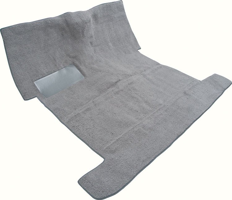 TK11135B1 1955-59 Chevrolet/GMC 2WD Pickup w/ Low Hump; Gunmetal Gray Molded Loop Carpet Set