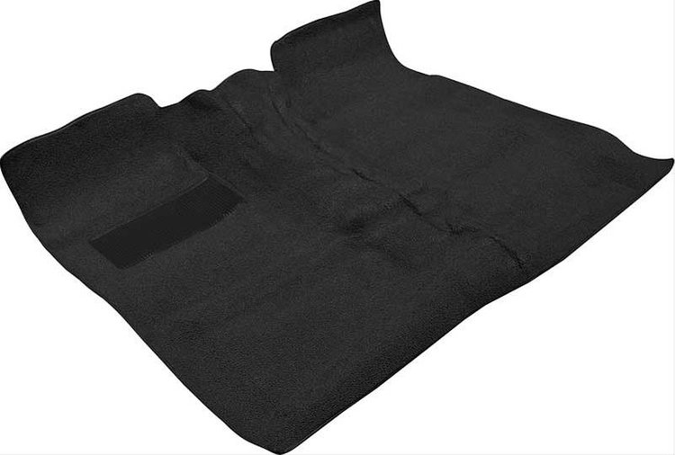 TK16101B4 1973-74 GM Standard Cab Pickup 4WD/Column Shift; Black Molded Loop Carpet Set