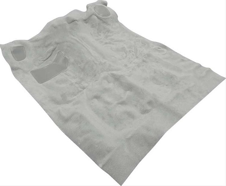 TK16223C4 1975-80 Chevy/GMC Standard Cab Pickup 4WD/Column Shift Silver Molded Cutpile Carpet Set