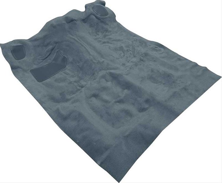 TK17176C1 1981-87 Chevy/GMC Standard Cab Pickup 2WD/Column Shift Blue Molded Cutpile Carpet Set