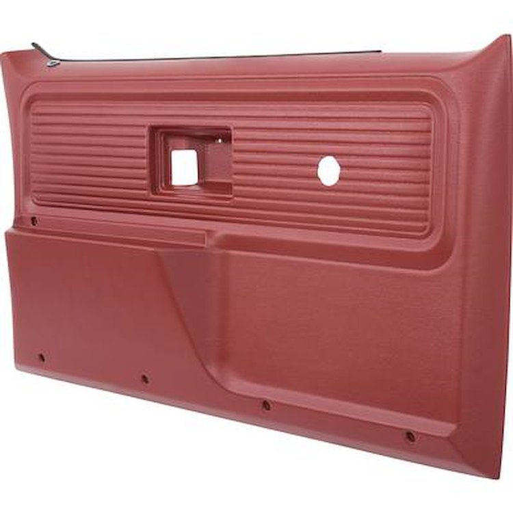 TL310604 Front Door Panels for 1977-1980 Chevy/GMC Trucks Blazer, Jimmy, Suburban [Red]