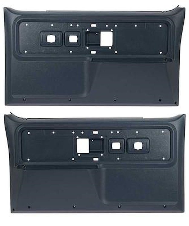 TL310702 Front Door Panels; 1977-80 Chevrolet/GMC Truck, Blazer, Jimmy, Suburban; Silverado; Blue