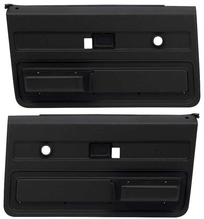 TL311501 1973-76 Chevrolet, GMC Truck, Blazer/Jimmy, Suburban; Front Door Panels; Black