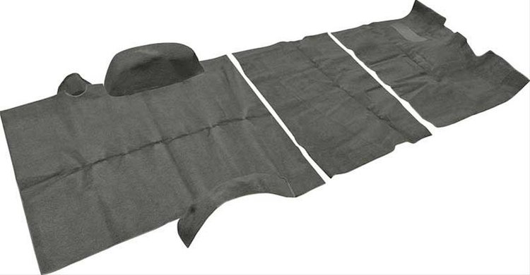 TN16135B1P 1973-74 Suburban 2WD w/ Column Shift Gunmetal Gray; Passenger Area; Loop Carpet Set