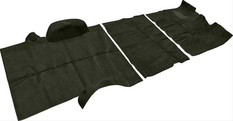 TN16138B3P 1973-74 Suburban 2WD w/ 4-Speed; Dark Olive; Passenger Area; Loop Carpet Set