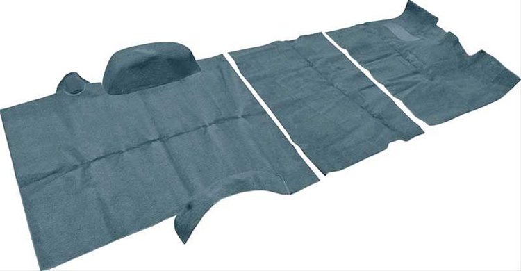 TN16184B4C 1973-74 Suburban 4WD All Trans Medium Blue; Complete Loop Carpet Set
