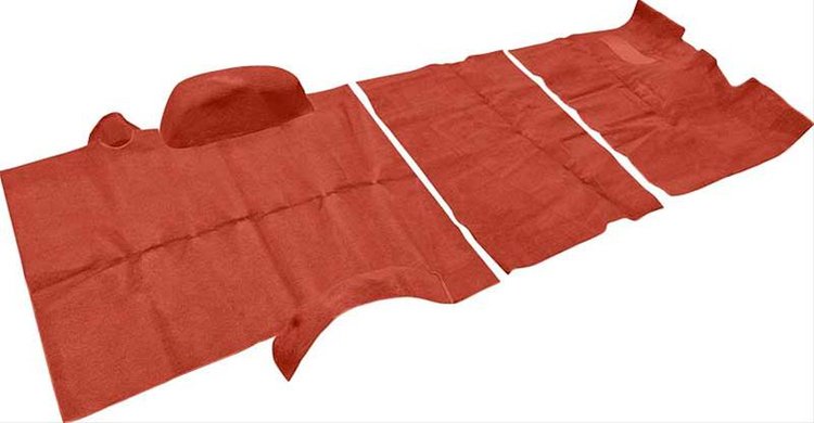 TN17158C3C 1983-89 Suburban 2WD w/ 4-Speed; Dark Maple; Complete Cutpile Carpet Set