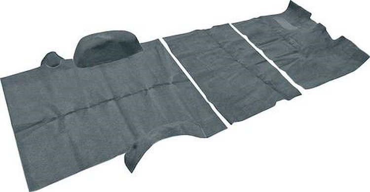 TN17173C1P 1981-91 Suburban 2 Wheel Drive With Column Shift Lake Blue Passenger Area Cut Pile Carpet Set