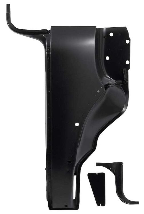 TR02054C2 1953-56 Ford; F100, F250; Cowl Side Panel Assembly; with Bracing; w/o Vent; RH