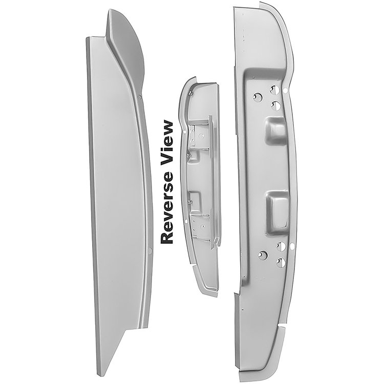 TR02500A Door Hinge A-Pillar Post Assembly for 1966-1967 Ford Bronco [Right/Passenger Side]