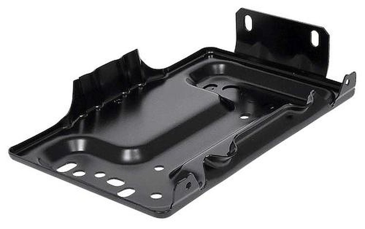TR10732K 1987-96 Ford F150, F250, F350 Pickup, Bronco; Battery Tray; Stamped Steel; RH Side
