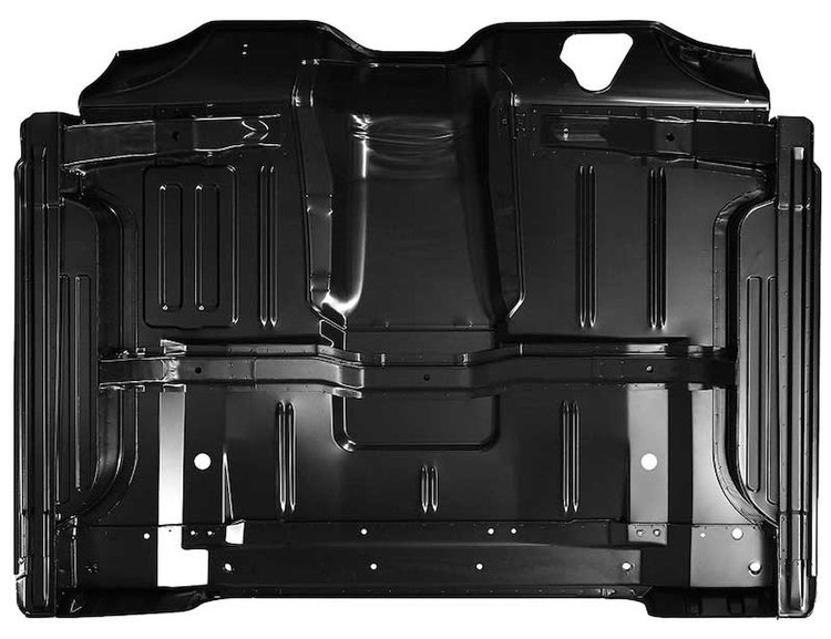 TR11005E 1961-66 Ford F100, F250, F350 Pickup Truck; Complete Floor Pan Assembly; Cab Floor; EDP Coated
