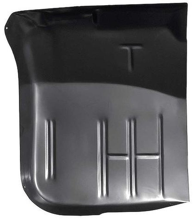 TR11006A 1967-79 Ford F-100 / F-250 / F-350, 1978-79 Bronco Front Floor Pan Section; RH Passenger Side