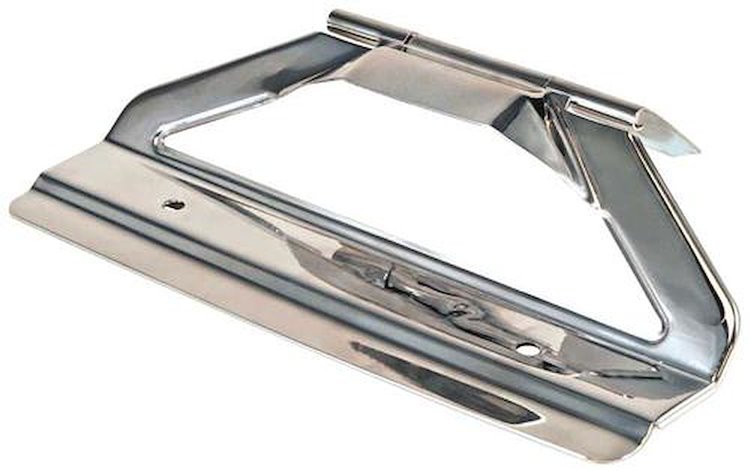 TR13585A 1966-1977 Ford Bronco License Plate Bracket, Stainless Steel