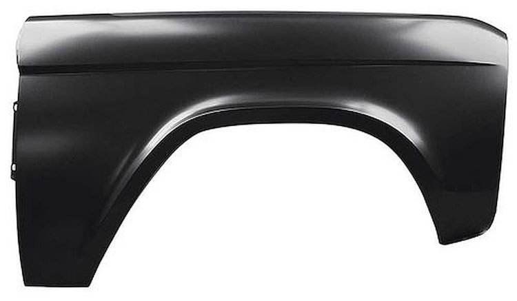 TR16005A 1966-77 Ford Bronco; Front Fender; RH; Passenger Side; EDP Coated