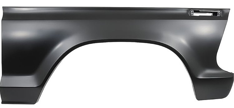TR16005E Front Fender Fits Select 1973-1979 Ford Trucks, 1978-1979 Ford Bronco [Right/Passenger Side]