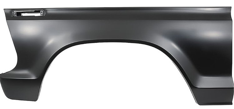 TR16005F Front Fender Fits Select 1973-1979 Ford Trucks, 1978-1979 Ford Bronco [Left/Driver Side]