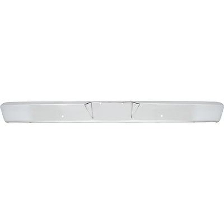 TR17757B Chrome Front Bumper; 1964-77 Ford F100, F150, F250, F350 Pickup; With Square License Plate Holes