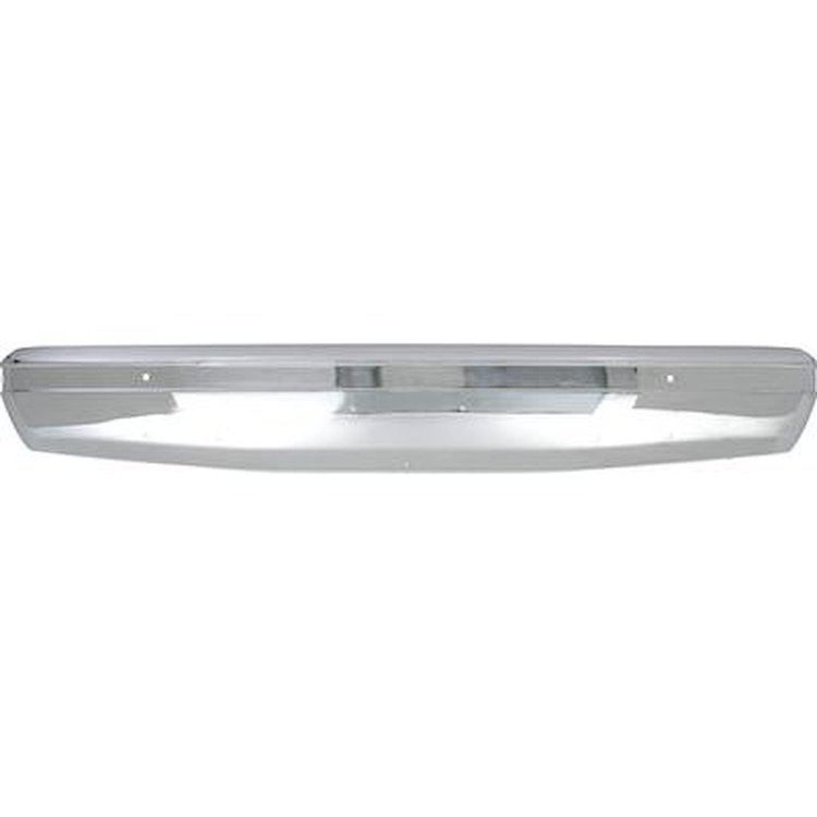 TR17757U1 1987-91 Ford F150, F250, F350 Truck, Bronco; Front Bumper; Chrome w/o Pad Holes