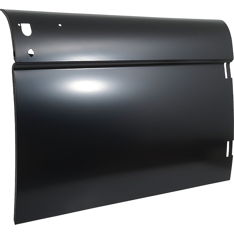 TR20122C 1966-67 Ford Bronco; Full Outer Door Skin; With Hole For Door Lock Cylinder; RH Passenger Side