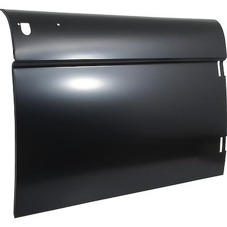 TR20122CN 1966-67 Ford Bronco; Full Outer Door Skin; Without Hole For Door Lock Cylinder; RH Passenger Side