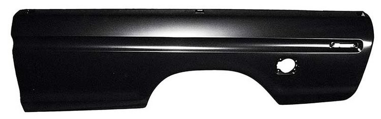 TR27840M 1973-79 Ford; Bed Side Panel; with Wheelhouse,Tail Panel; 8 Long Bed; LH Side; 1 Fuel Hole