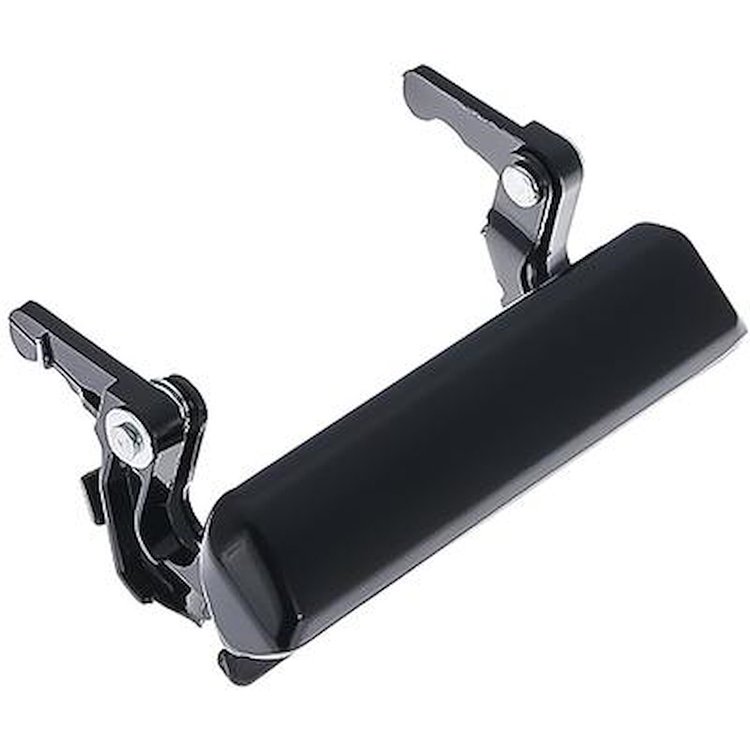 TR43400G 1987-96 Ford F-100, F-250, F-350 Pickup; Tailgate Latch Release Handle; with Zinc Metal Lift Lever; Black