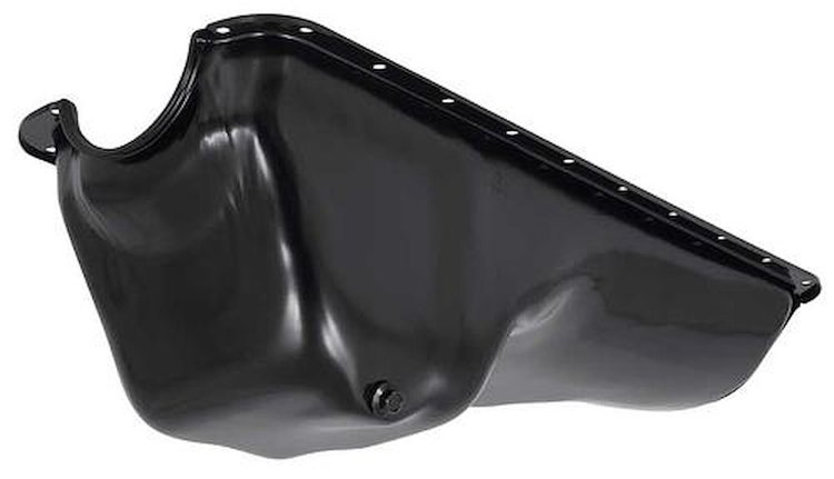 TR6675B 1980-82 Ford F100, F250, F350 Truck, Oil Pan, w/ Dipstick Tube in Pan, 300 / 4.9L 6-Cyl, Black